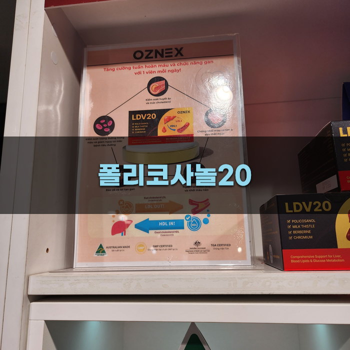 폴리코사놀20의 효과와 장점